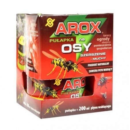 Arox Pułapka na osy, szerszenie i muchy + 200ml płynu wabiącego