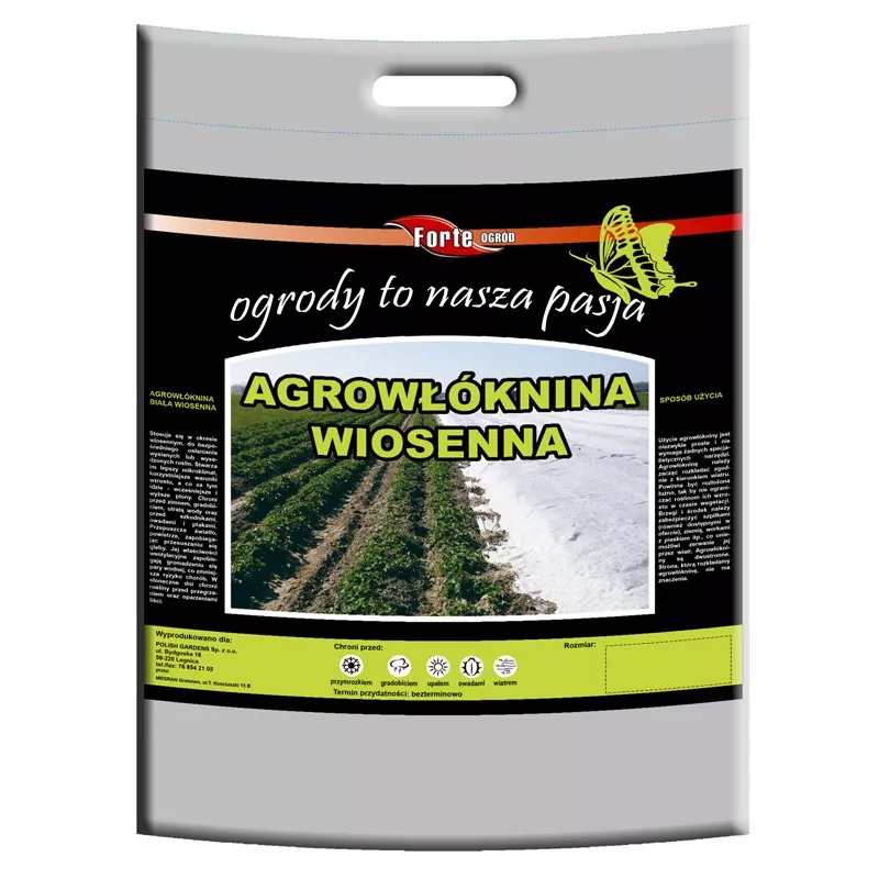 Forte Agrowłóknina 2,1x20m Wiosenna Otulina Chroni przed przymrozkiem