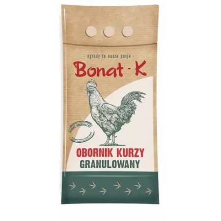 Forte 5l Bionat-K Obornik kurzy granulowany Naturalny nawóz Uprawy
