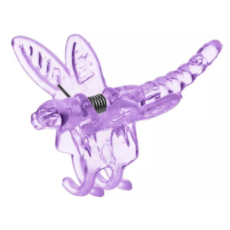 Verdenia 2szt. Klips do storczyk Stabilizuje pędy Fiolet Dekoracyjny spinka