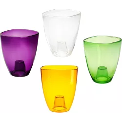 Verdenia Osłonka do storczyka Żółta 12cm 5025 Kwadrat Orchidea