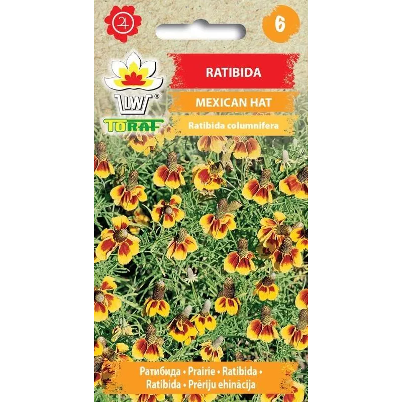 Toraf 0,5g Ratibida Mexican Hat Nasiona roślin wieloletnich Czerwono-żółta