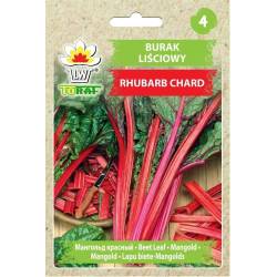Toraf 5g Burak Liściowy czerwony Rhubarb Chard Nasiona warzyw