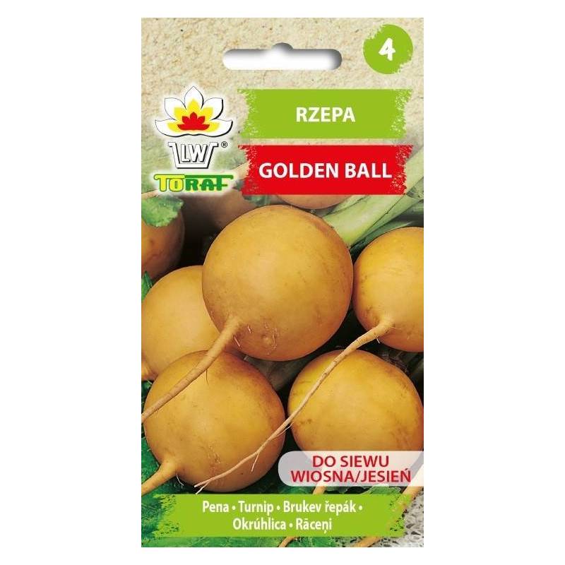Toraf 10g Rzepa Golden Ball Nasiona warzyw Wczesna Delikatny smak Poplon