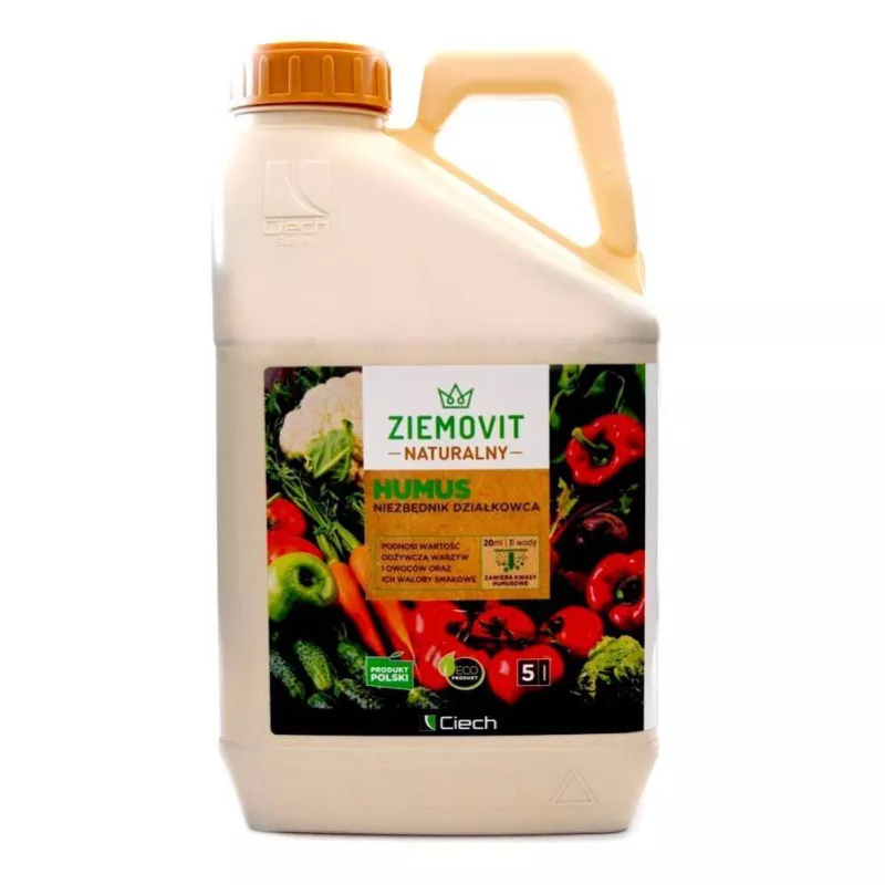 Ziemovit 5L Humus Niezbędnik działkowca Obornik BIO Wysokie plony Naturalna odżywka