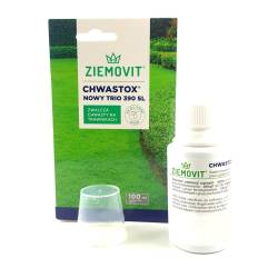 Ziemovit 100ml Chwastox Nowy Trio 390SL Zwalczanie chwastów w trawniku herbicyd selektywny