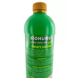 Ekodarpol 0,5 l Biohumus Life do kwiatów zielonych poprawia chłonność podłoża