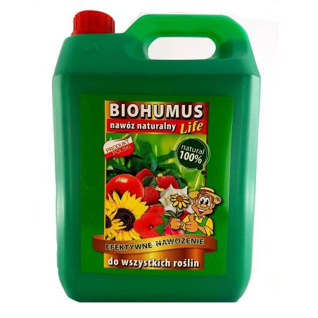 Ekodarpol 5 l Biohumus Life do wszystkich roślin pozytywne mikroorganizmy