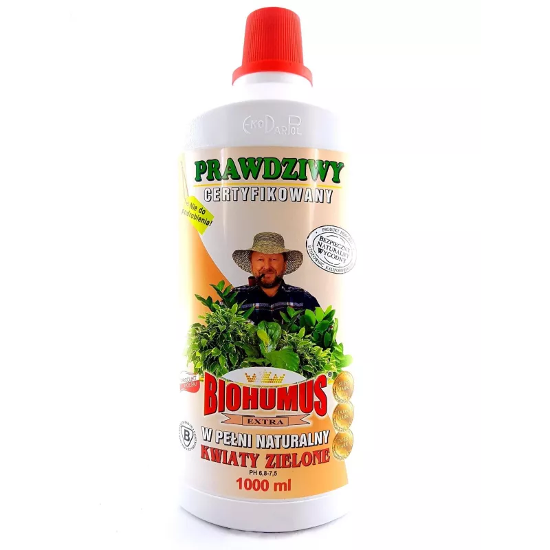 Ekodarpol 1 l Biohumus Extra kwiaty zielone nawóz naturalny