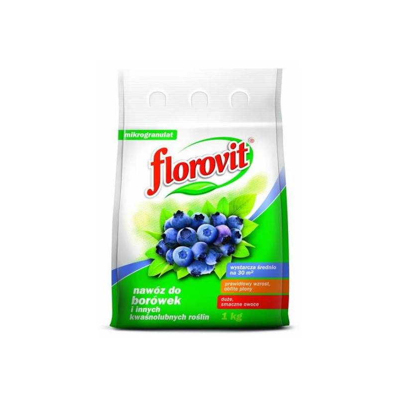 Florovit 1 kg Nawóz do borówek i innych roślin kwasolubnych Borówka