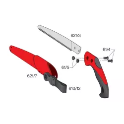 Felco 621 Piła do drewna Ogrodowa Ostrze proste 24cm