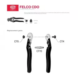 Felco CDO Nożyce do cięcia drutów kolczastych 5mm Mocne