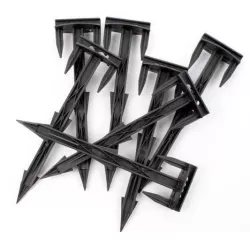 Alma 50 szt. Kotwa do agrowłókniny Trójząb 17/5 Geowłóknina Agrotkanina Mocowanie