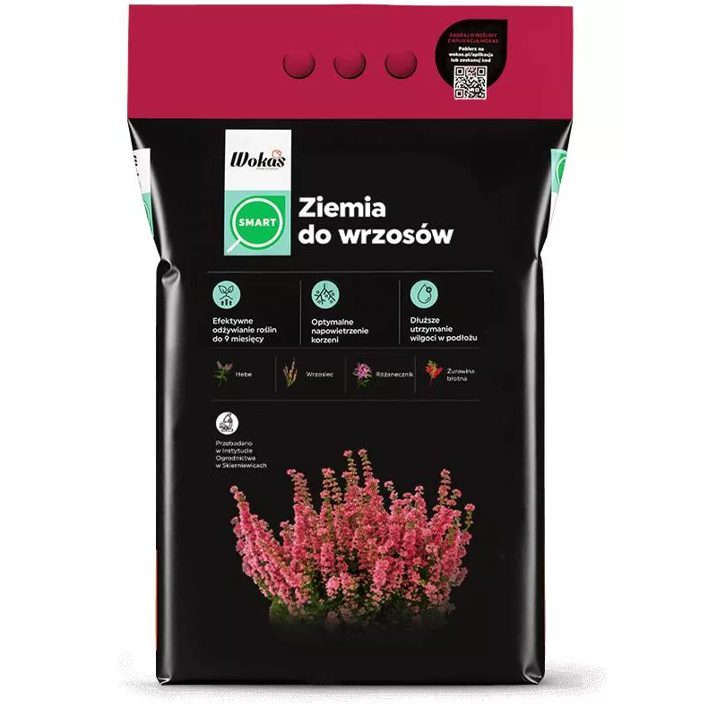 Wokas Smart 5L Ziemia do Wrzosów Roślin kwasolubnych Podłoże