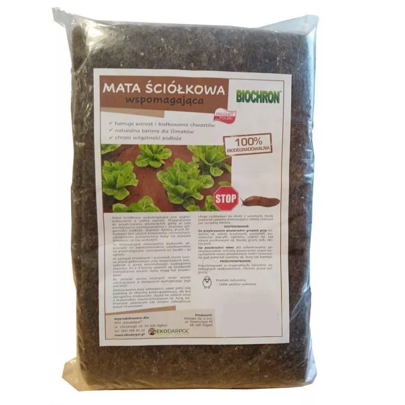 Ekodarpol BioChron Mata Antychwastowa Ściółkowa 250x100 100% BIO