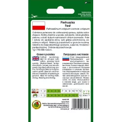 PNOS 3g Pietruszka Naciowa Fest Nasiona warzyw Liściowa Natka