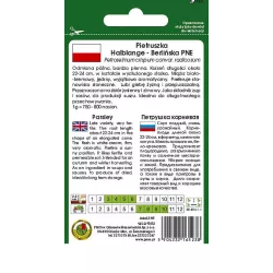 PNOS 5g Pietruszka Halblange Berlińska Nasiona warzyw Późna Bardzo plenna