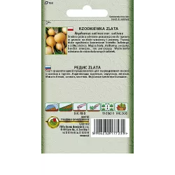 PNOS 10g Rzodkiewka Zlata Żółta Okrągła Nasiona warzyw Soczysta