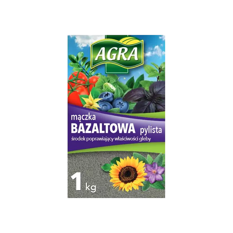 Agra 3 kg Mączka Bazaltowa Nawóz Naturalny Wzmacnia Rośliny