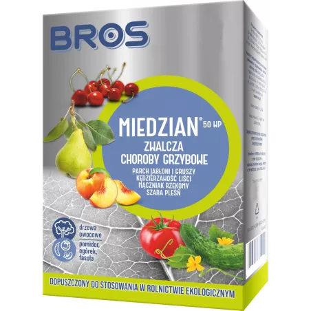 BROS 50g Miedzian 50 WP Środek Choroby Grzybowe Parch
