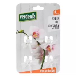 Verdenia 4szt. Klips do storczyka Przezroczysty Spinka Klamerka
