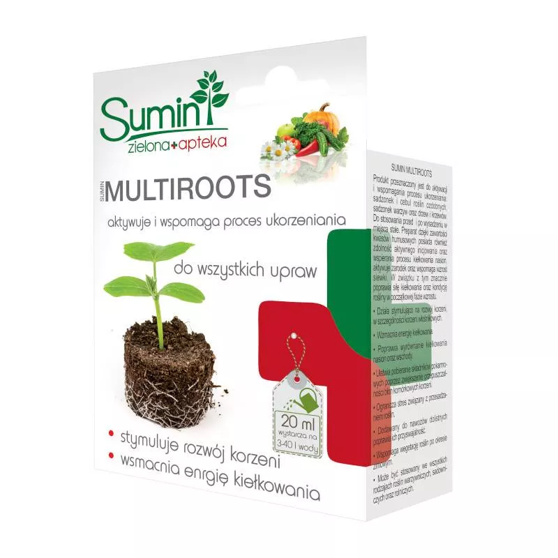 Sumin 20 ml Multiroots Ukorzeniacz do Sadzonek Stymuluje Korzenie