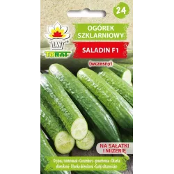 Toraf 5g Ogórek Saladin Sałatkowy Szklarniowy Nasiona warzyw odmiana długa bardzo plenna sałatki