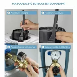 Biogents BG- Booster CO2 Zestaw Przyłączający Butle do Pułapki na Komary
