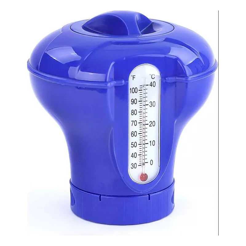 Acrylmed Dozownik Termometr Basenowy Pływak Duży do Chemii