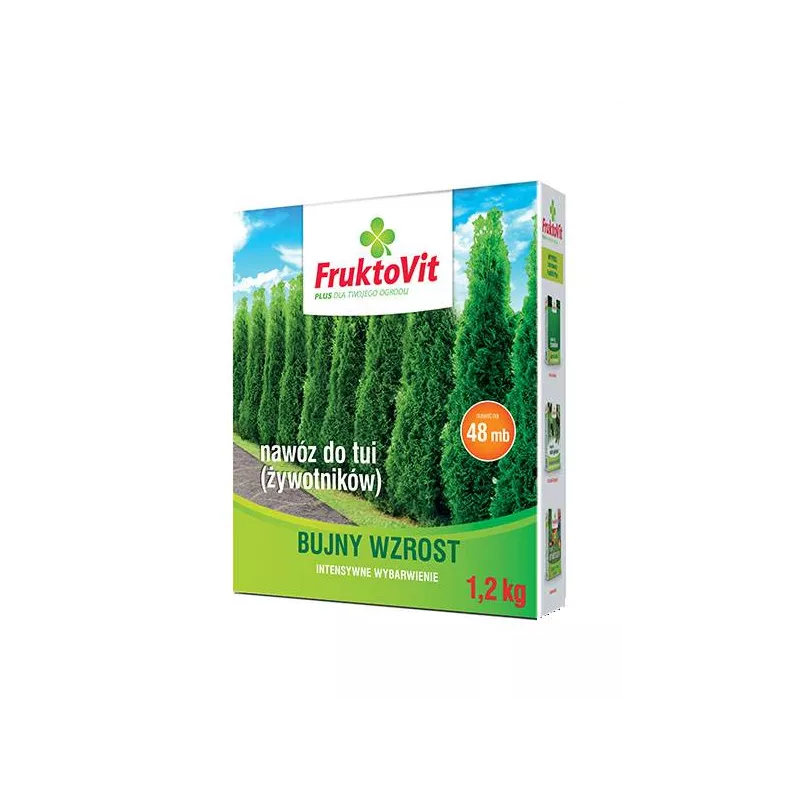 Fruktovit Plus 1,2 kg Nawóz do tui żywotników bujny wzrost