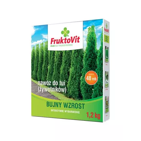 Fruktovit Plus 1,2 kg Nawóz do tui żywotników bujny wzrost