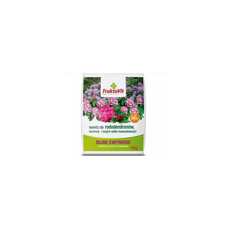 Fruktovit Plus 5 kg Nawóz do rododendronów roślin kwaśnolubnych ogrodowych