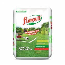 Florovit 25 kg Nawóz do trawnika Mistrzowski trawnik mikrogranulat