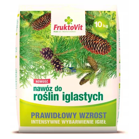 Fruktovit Plus 10 kg Nawóz do iglaków roślin iglastych