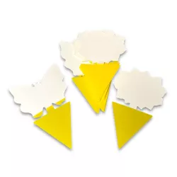 Bros 10szt.+2szt. gratis Pułapka na Ziemiórki Naturalna Eco Lep Kształt Motyl Rośliny Doniczkowe