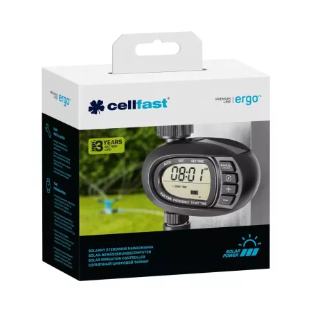 Cellfast Solarny Sterownik do nawadniania Ergo 52-590 Automatyczne nawodnienie