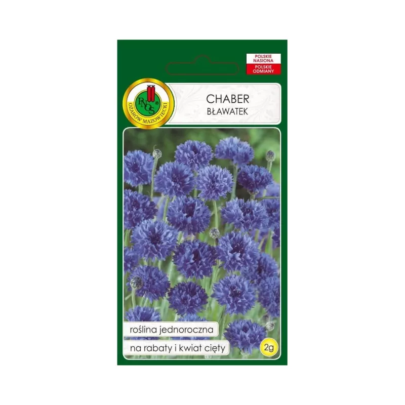 PNOS 2g Chaber bławatek niebieski Nasiona Kwiatów Miododajna Roślina Lecznicza