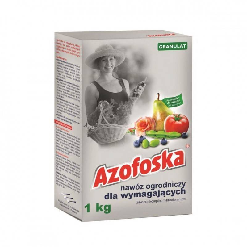 Inco 1kg Azofoska nawóz uniwersalny granulowany do wszystkich roślin obfite plony kwitnienie