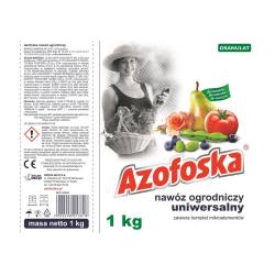 Inco 1kg Azofoska nawóz uniwersalny granulowany do wszystkich roślin obfite plony kwitnienie