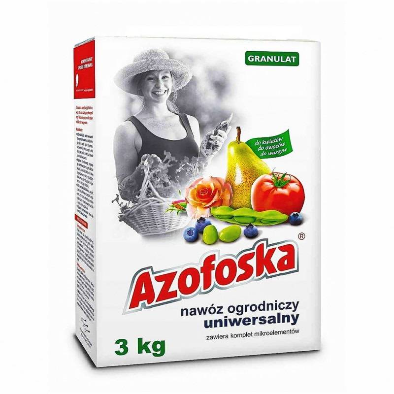 Inco 3kg Azofoska nawóz uniwersalny granulowany do wszystkich roślin obfite plony kwitnienie