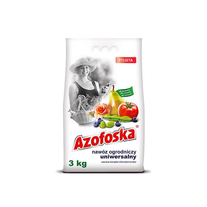 Inco 3kg Azofoska nawóz uniwersalny pylisty do wszystkich roślin obfite plony kwitnienie