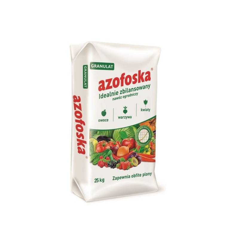 Inco 25kg Azofoska nawóz uniwersalny granulowany do wszystkich roślin obfite plony kwitnienie