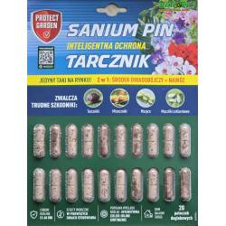 SBM 20szt Sanium PIN Pałeczki doglebowe owadobójcze Nawozowe 2w1 Zwalcza Tarcznika Mączlika Mszyce Miseczniki Ziemiórki