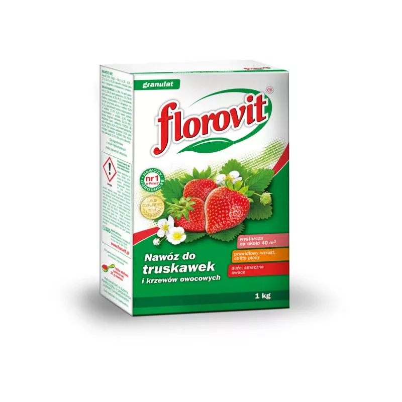 Florovit 1 kg Nawóz do truskawek i krzewów owocowych
