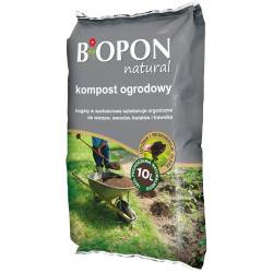 Biopon 10l Kompost ogrodowy bogaty w próchnicę odżywia glebę przywraca składniki pokarmowe