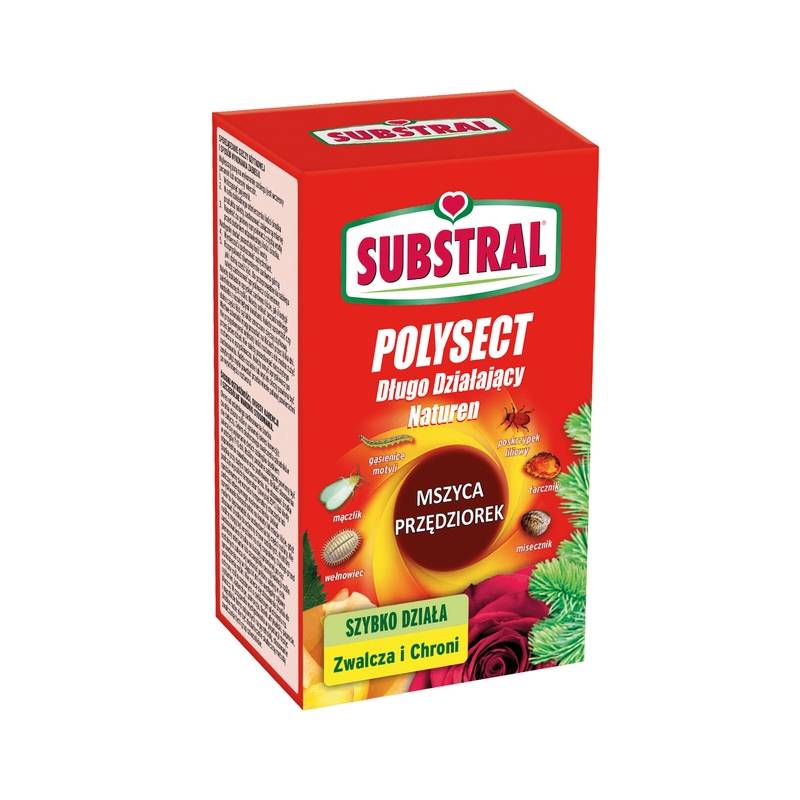 Substral 100ml Polysect Naturen Środek owadobójczy Mszyca Przędziorek długo działający