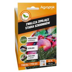 AGROPAK 100ml Treol 770 EC oprysk ekologiczny na mszyce przędziorka ochojnika do drzew owocowych i iglaków jak promanal