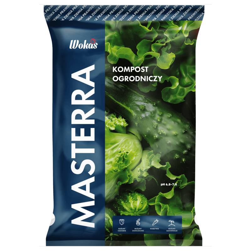 WOKAS 50L ZIEMIA KOMPOST OGRODNICZY BOGATY W PRÓCHNICĘ NAWÓZ OD DŻDŻOWNIC