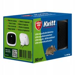 SBM Kvitt Ultradźwiękowy Odstraszacz Gryzoni Myszy Szczury Skuteczny na 80m2