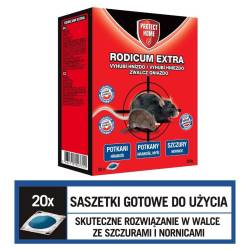 SBM 200g Rodicum Extra Pasta gryzoniobójcza Zwalczanie gryzoni Szczury Nornice Odporna na wilgoć